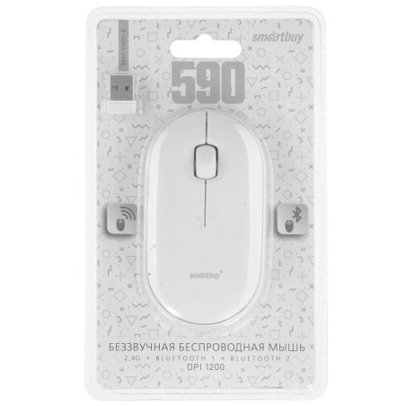 Мышь беспроводная Smartbuy (SBM-590D-B) Dual голубой