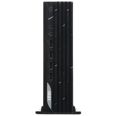 Мини ПК MSI PRO DP21 13M-607RU Intel Pentium G7400(3.7Ghz)/4096Mb/128PCISSDGb/noDVD/Int:Intel Graphics/BT/WiFi/war 1y/1.27kg/черный/noOS + no KB+M (9S6-B0A421-1215)