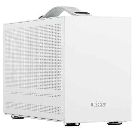 Компьютерный корпус без блока питания PCCooler I100 PRO MESH GY, Mesh Compact, серый, SPCC, no fans ITX 60/300/SFX PSU support; 1x2.5", 1x3.5", 2xPCI 1xUSB-C 3.1 308x128x190mm