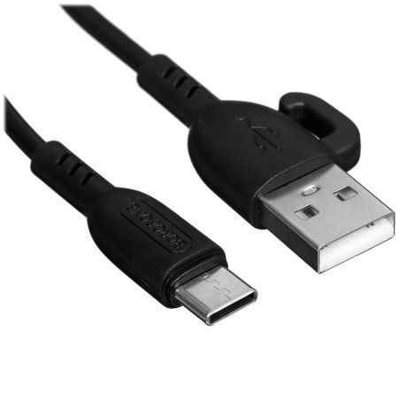 Дата-кабель USB 3.0A для Type-C Borofone BX91 ПВХ 1м (Black)
