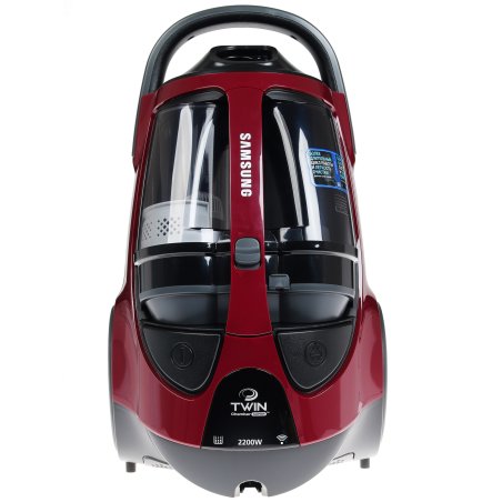 Пылесос Samsung VCC885FH3P красный, 430/2200 Вт, уборка сухая, пылесборник двойная камера 2л