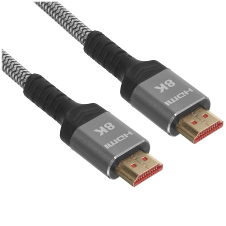 Кабель HDMI 19M/M,ver. 2.1 8KX60Hz (Econom) оплетка 1.5m iOpen <ACG859A-1.5>