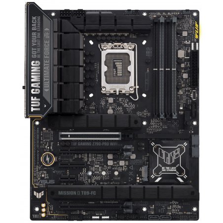 Материнская плата ASUS TUF GAMING B550-PLUS WIFI II, AM4, AMD B550, 4xDDR4, 6xSATA, 2xM.2, 1xPCI-E 3.0 x16, 1xPCI-E 4.0 x16, 3xPCI-E x1, 1xDP, 1xHDMI, 1x 2.5Gb LAN, 2xUSB-A 3.2 Gen 1, 1xUSB-A 3.2 Gen 2, 1xUSB-C 3.2 Gen 2, 3x3.5 мм, 7.1, ATX