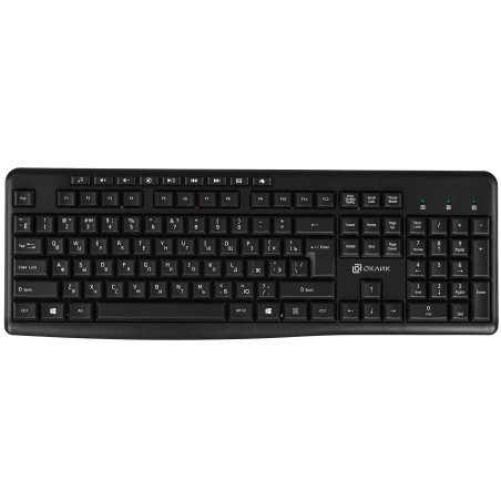 Клавиатура беспроводная Oklick K225W (1875232) USB, Радиоканал, черный