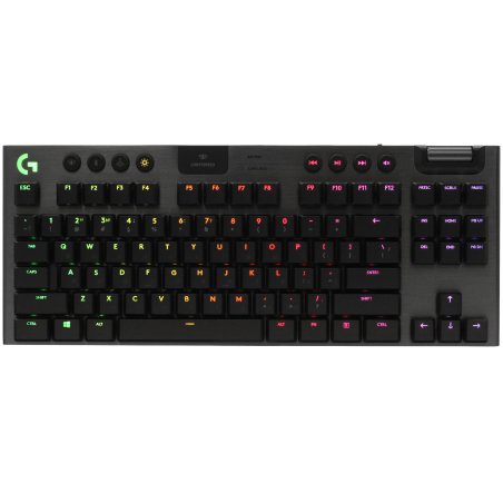 Клавиатура беспроводная Logitech G715 TKL Tactile LIGHTSPEED, USB, Bluetooth/Радиоканал, белый