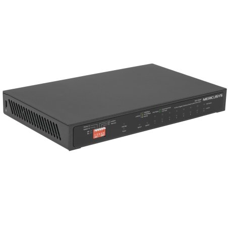 10-портовый гигабитный настольный коммутатор Mercusys MS110GMP с 8 портами PoE+