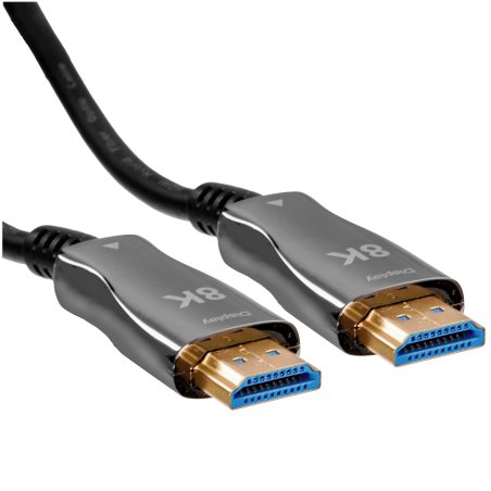 Кабель HDMI Wize AOC-8K-HM-HM-80M оптический, 80 м, 8K/60HZ, 4:4:4, v.2.1, ARC, 19M/19M, черный, коробка