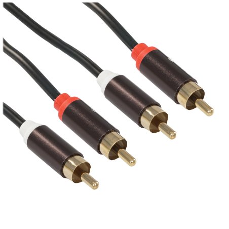 Кабель соединит 2xRCA (M) - 2xRCA (M),1.5m, TelecomPRO <TAV7158M-1.5M>