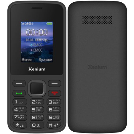 Мобильный телефон Xenium X175 черный моноблок 2Sim 1.8" 128x160 Nucleus GSM900/1800 MP3 FM