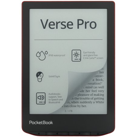 Электронная книга PocketBook 634 Verse Pro Passion Red (PB634-3-WW)