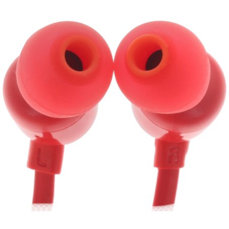 Наушники-гарнитура JBL T110 красный