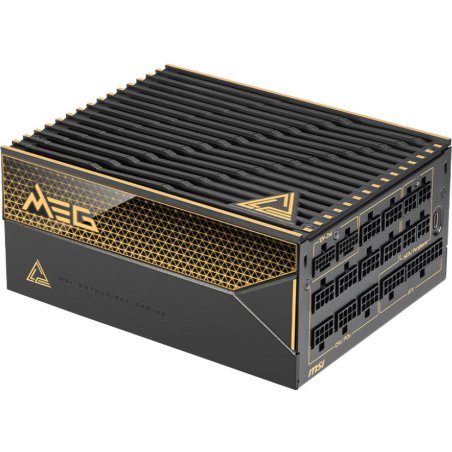 Блок питания ПК MSI MEG Ai1600T PCIE5, 1600W, 80 PLUS Titanium, полностью модульный, ATX 3.1, PCIE5.1, RTL
