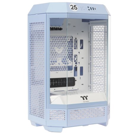 Компьютерный корпус Thermaltake The Tower 300 Hydrangea голубой без БП miniITX 8x120мм 6x140мм 2xUSB 3.0 audio bott PSU
