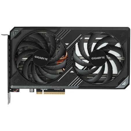 Видеокарта Gigabyte GeForce RTX 5060 Ti Windforce, NVIDIA RTX 5060 Ti, 8 ГБ GDDR7, 128 бит, PCI-e 5.0, 1xHDMI, 3xDP, 2572 МГц