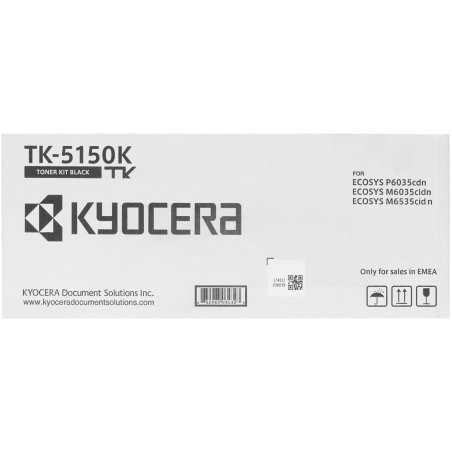 Картридж лазерный Kyocera TK-5150K (1T02NS0NL0) черный для P6035cdn/M6035cidn/M6535cidn 12000 стр.