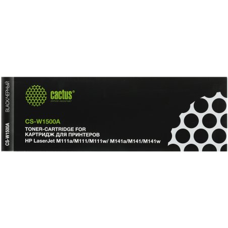 Картридж лазерный Cactus CS-W1500A W1500A черный (975стр.) для HP LaserJet M111a/M111w/MFP M141a/M141W