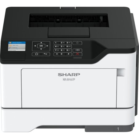 Принтер лазерный Sharp MXB467PEU, A4, ч/б, печ. до 44 стр мин, 1200 x 1200 dpi, USB, Ethernet