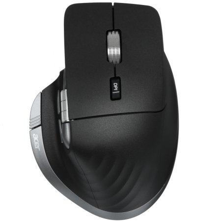 Мышь беспроводная Acer OMR405 черный, 4800 dpi, радиоканал, Bluetooth, USB, кнопки - 8