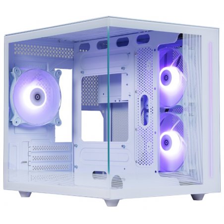 Компьютерный корпус DEFENDER NovaCube белый,mATX,3fan,switch&M/BSynс