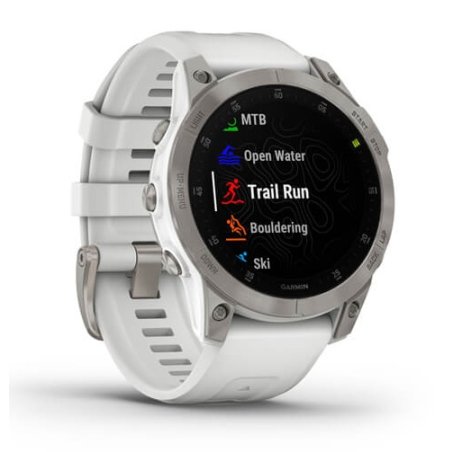 Смарт-часы Garmin Epix (Gen 2) Sapphire титановый белый 47мм