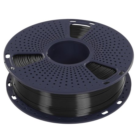 Филамент NVPrint Silk PLA+ черный для 3D печати диаметр 1.75мм длина 330 метров масса 1 кг