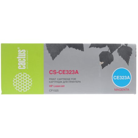 Картридж лазерный Cactus CS-CE323A пурпурный (1300 стр.) для HP LaserJet CP1525