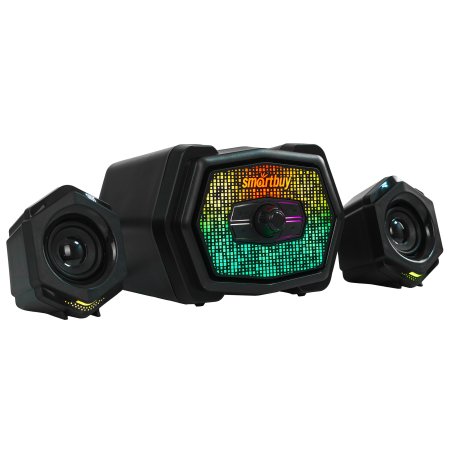 Акустическая система 2.1 Smartbuy W70, Bluetooth, 11Вт, RGb-подсветка, черная (арт. SBA-5150)