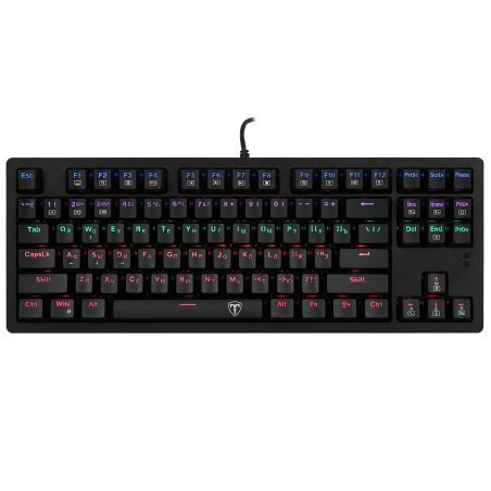 Клавиатура T-Line (72373) Volt RU,радужн,черный