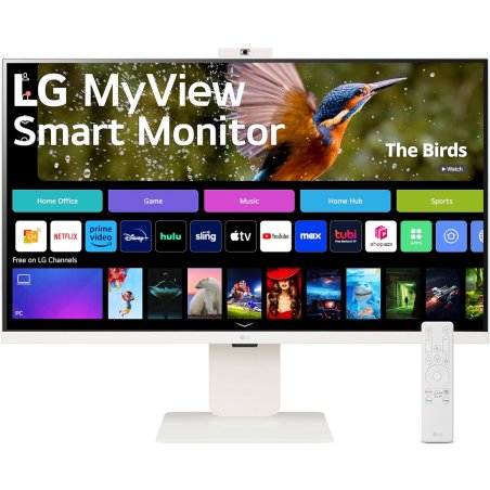 Монитор 31.5" LG 32SR85U-W IPS 3840x2160, 60 Гц, 5 мс, 16:9, 400 кд/м2, 2xHDMI, 1хUSB-C, 3хUSB, белый