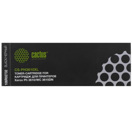 Картридж лазерный Cactus CS-PH3610XL (106R02732) черный (25300 стр.) для Xerox Ph 3610/WC 3615DN