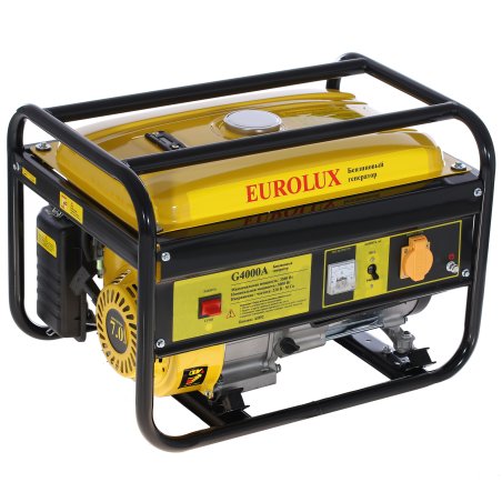Электрогенератор бензиновый Eurolux G4000A, 3.3 кВт, 68 дБ, 39 кг