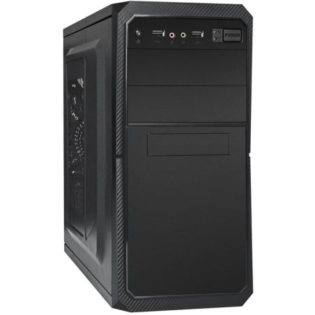 Компьютерный корпус ExeGate EX284024RUS Minitower BA-202 Black, mATX, <AA400, 80мм>, 2*USB, Audio