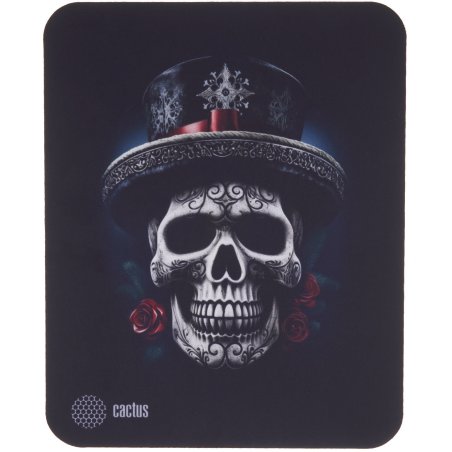 Коврик для мыши Cactus Scull 250x200x3мм (CS-MP-D05S)