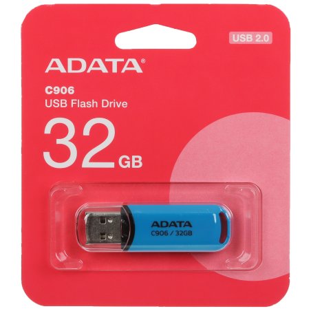 Флеш Диск A-DATA 32GB <AC906-32G-RWB> Classic C906, USB 2.0, Синяя