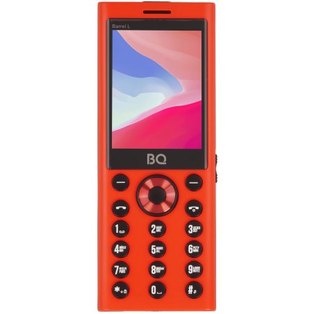 Мобильный телефон BQ 2458 Barrel L красный/черный