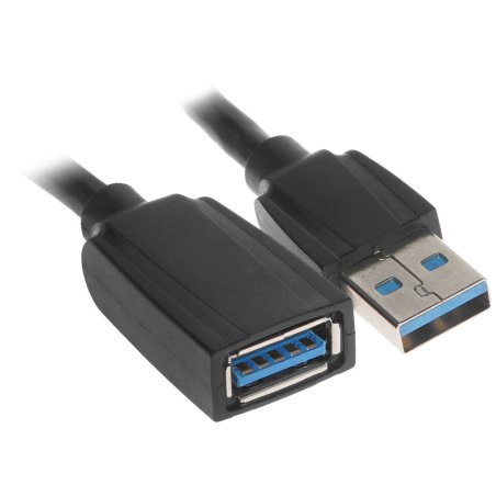 Кабель-удлинитель Vention USB 3.0 AM/AF - 1м Black Edition