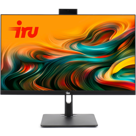 Моноблок IRU 23ID 23.8" Full HD i7 1255U (1.7) 16Gb SSD 512Gb CR Win 11Pro GbitEth WiFi BT 120W Cam черный 1920x1080