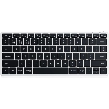 Клавиатура беспроводная Satechi Slim X1 Bluetooth Backlit Keyboard, Bluetooth, Серебристый ST-BTSX1S-RU