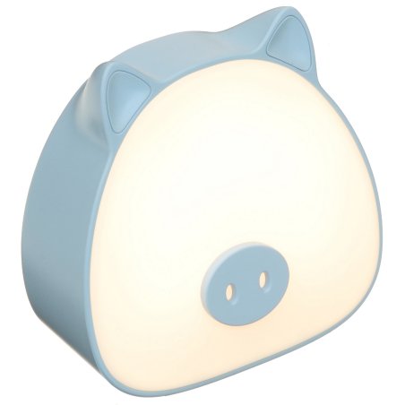 Ночник Gauss NN7036 поросенок голубой