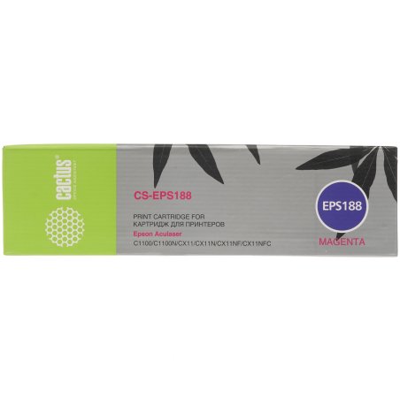 Картридж лазерный Cactus CS-EPS188 пурпурный (4000 стр.) для Epson AcuLaser C1100/C1100N/CX11/CX11N/CX11NF/CX11NFC