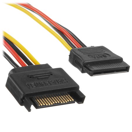 Удлинитель кабеля питания SATA Cablexpert CC-SATAMF-02, 15pin(M)/15pin(F), 50см