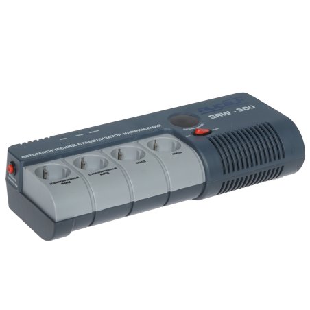 Стабилизатор напряжения Rucelf SRW-500-D 0.5кВА однофазный белый