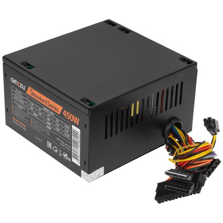 Блок питания Ginzzu SA450, 450Вт, 80мм, черный