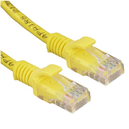 Патч-корд UTP Cablexpert кат.5e, 0.5м, литой, многожильный, желтый