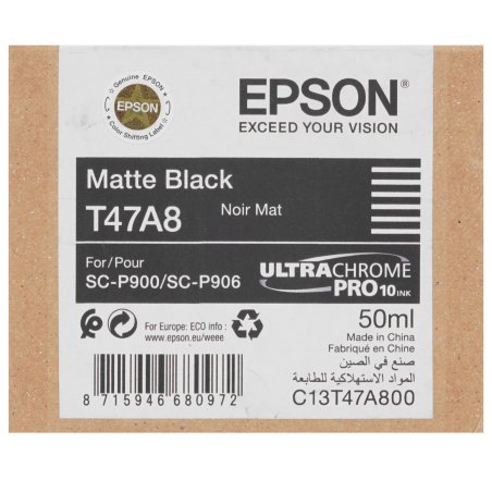 Картридж струйный Epson T47A черный матовый для SC-P900 (C13T47A800/C13T47A80N)