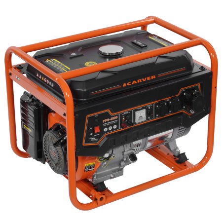 Электрогенератор бензиновый Carver PPG- 6500, 5.5 кВт, 74 дБ, 79 кг