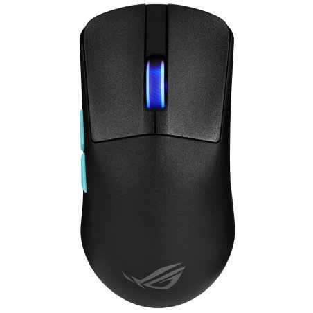 Мышь беспроводная/проводная ASUS ROG Harpe Ace Aim Lab Edition черный, 36000 dpi, радиоканал, Bluetooth, USB, кнопки - 5