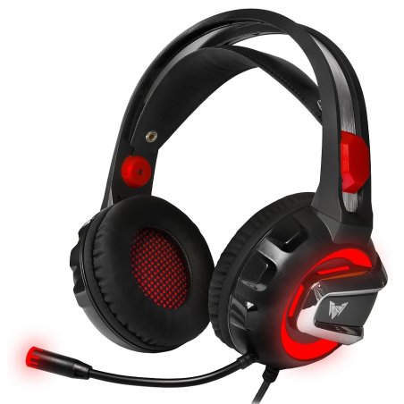 Гарнитура игровая Crown CMGH-3000 черный/красный