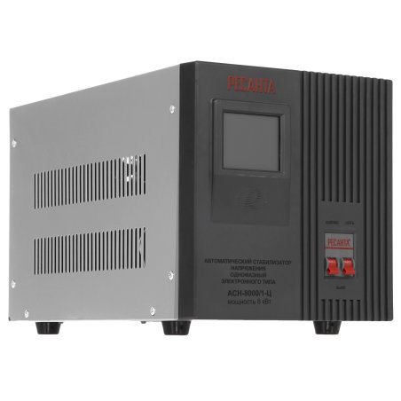 Стабилизатор напряжения Ресанта АСН-8000/1-Ц электронный однофазный серый