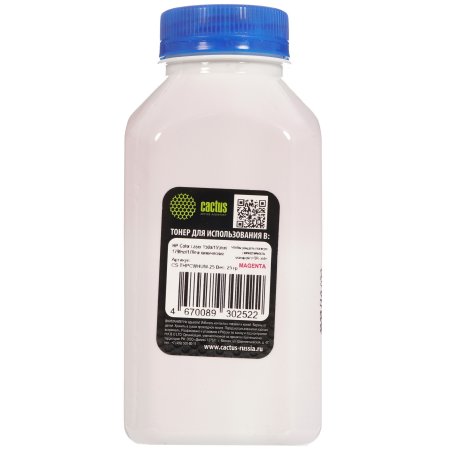 Тонер Cactus CS-THPCWHUM-25 пурпурный флакон 25гр. для принтера HP Color Laser 150a/150nw/179fnw/ MFP 178nw